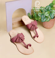 Tassel Kolhapuri – Handcrafted Vibrance with Double Layer Sole