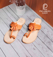Tassel Kolhapuri – Handcrafted Vibrance with Double Layer Sole