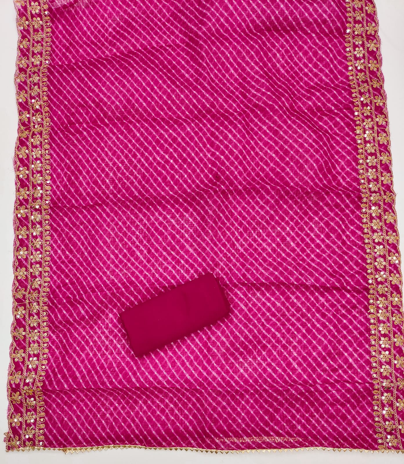 Embroidered Unstitched Suit Set - Bahurani