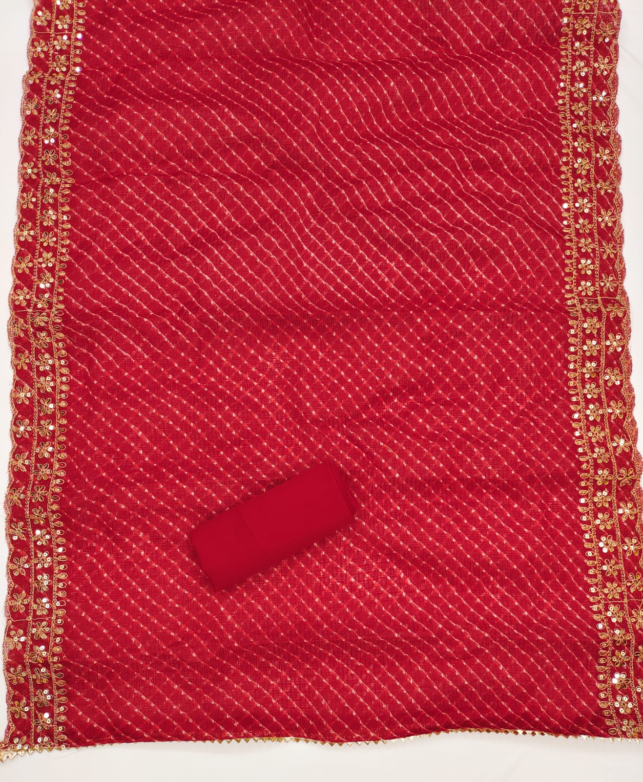 Embroidered Unstitched Suit Set - Bahurani