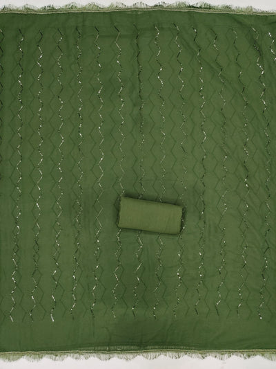 Unstitched Dress Material Set with Exquisite Embroidery