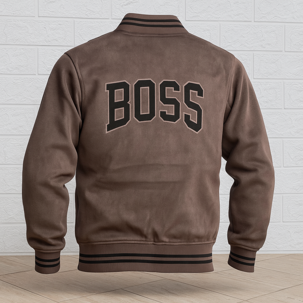🧥 MiniMe Kidz “BOSS” Varsity Jacket