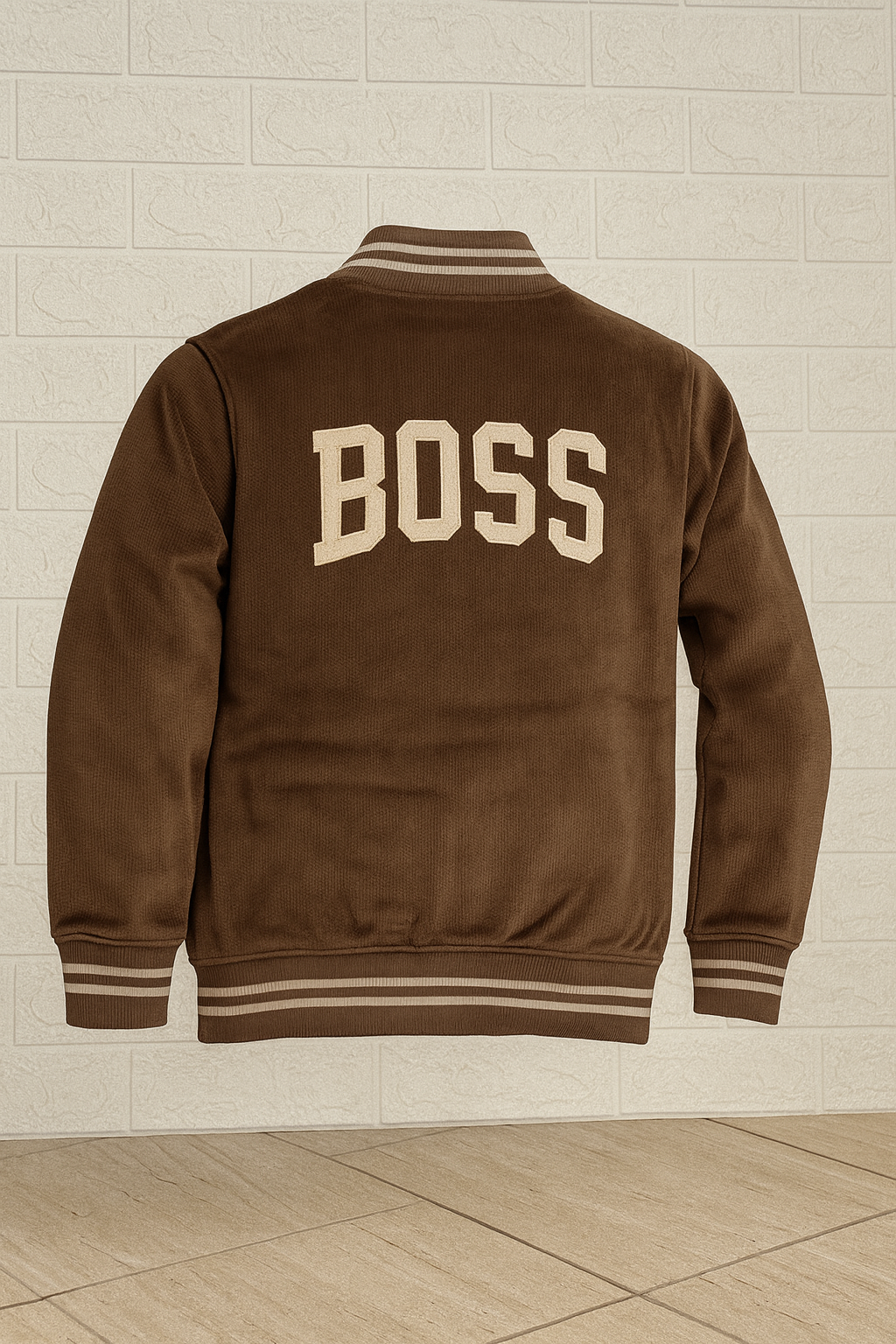 🧥 MiniMe Kidz “BOSS” Varsity Jacket