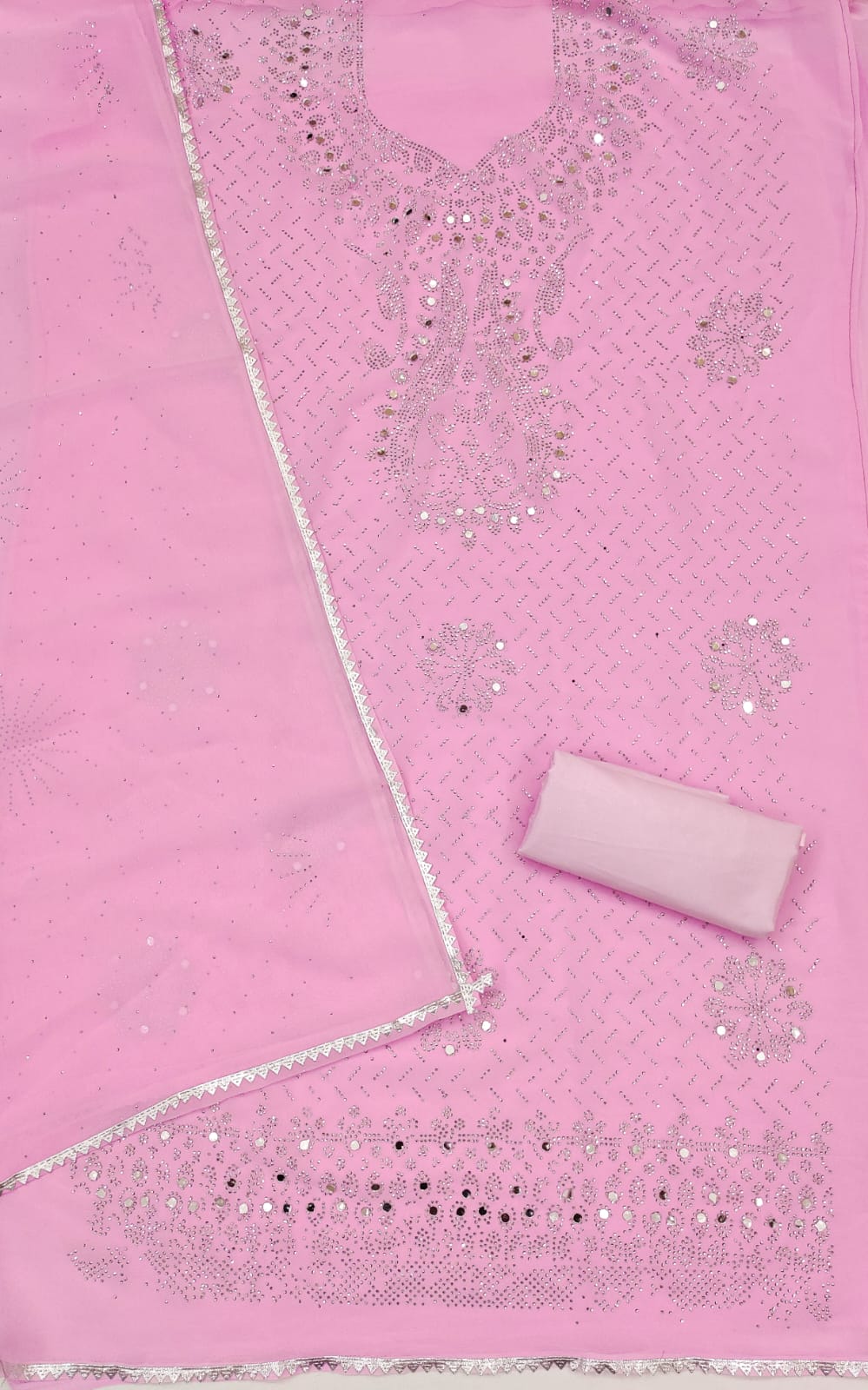 Ensemble with Swarovski Diamond Work ✨