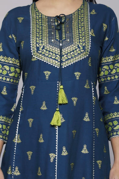 Women Viscose Rayon Kurta Pant Dupatta Set