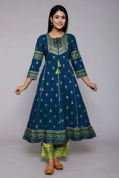 Women Viscose Rayon Kurta Pant Dupatta Set