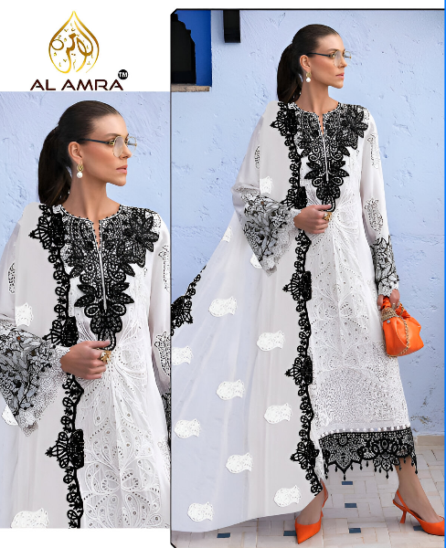 Premium Pakistani Style Suit | Embroidered Luxury Collection 💫