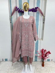 Readymade Designer Suit | Handworked Elegance