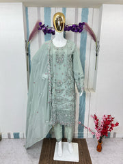 Readymade Designer Suit | Handworked Elegance
