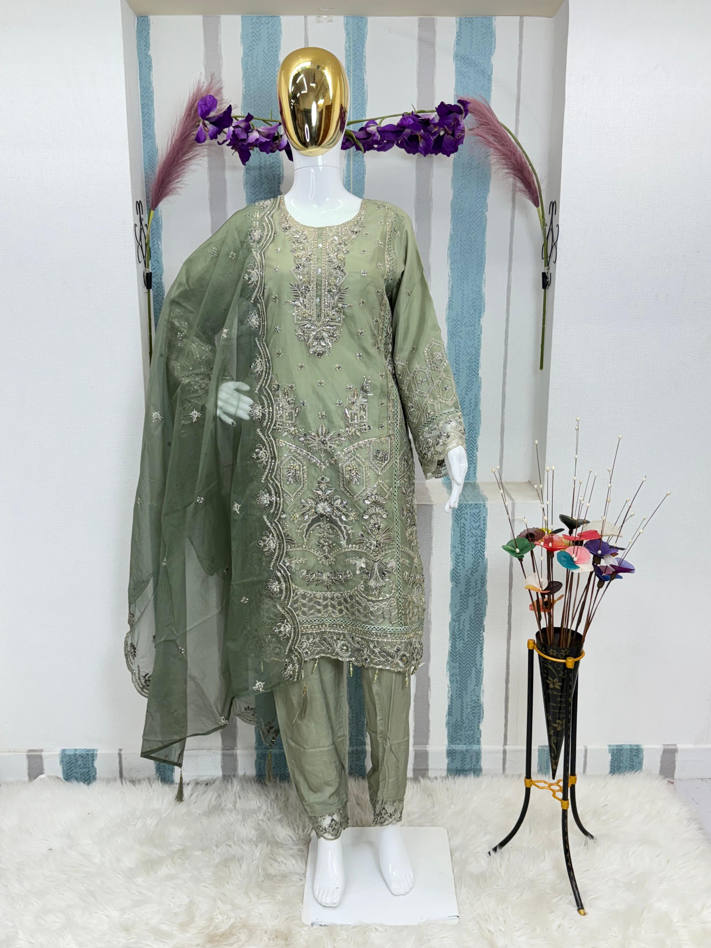 Premium Readymade Pakistani-Inspired Suit