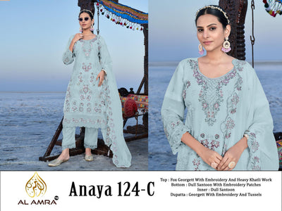 Designer Suit for Festivals (Semi-Stitched)