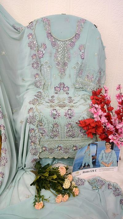 Designer Suit for Festivals (Semi-Stitched)