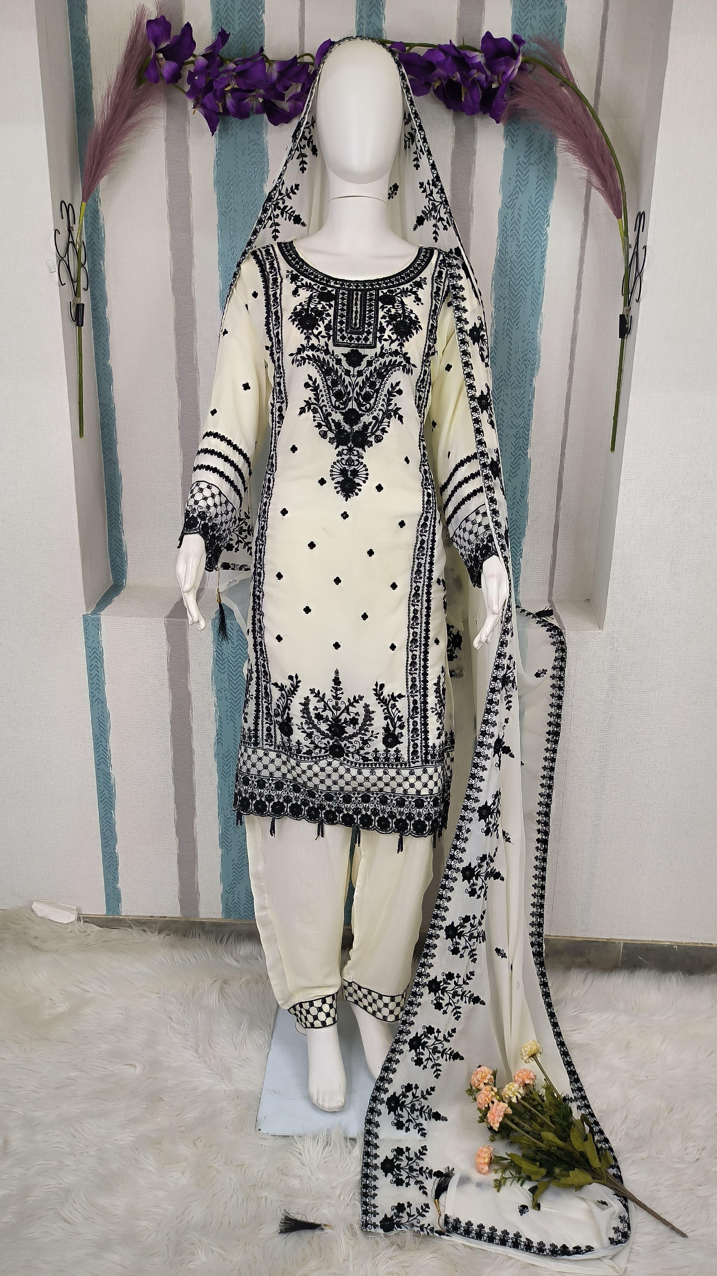 Exclusive Festive Edition by Al Amra BY ZF- Semi Stitched