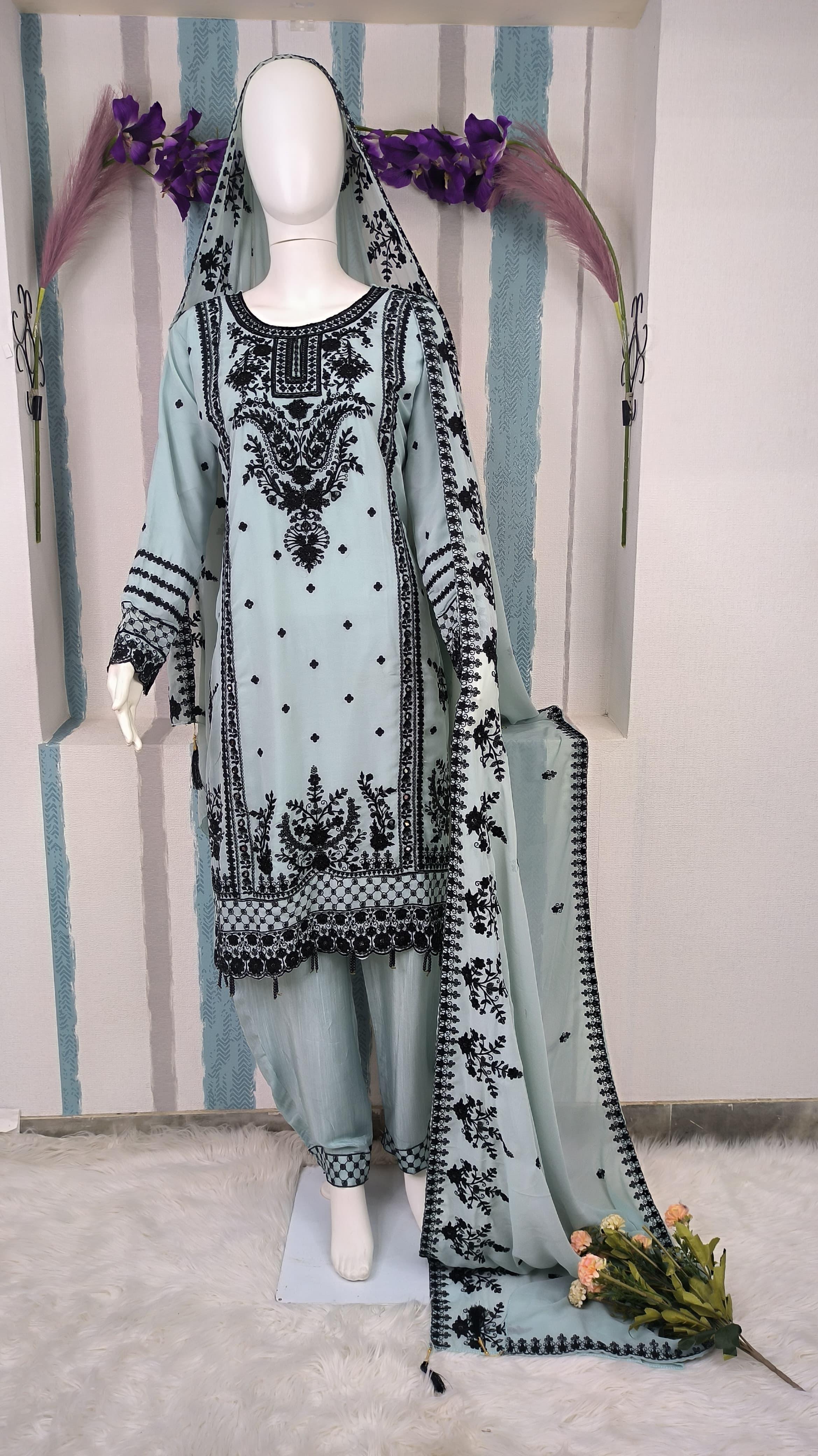 Exclusive Festive Edition by Al Amra BY ZF- Semi Stitched