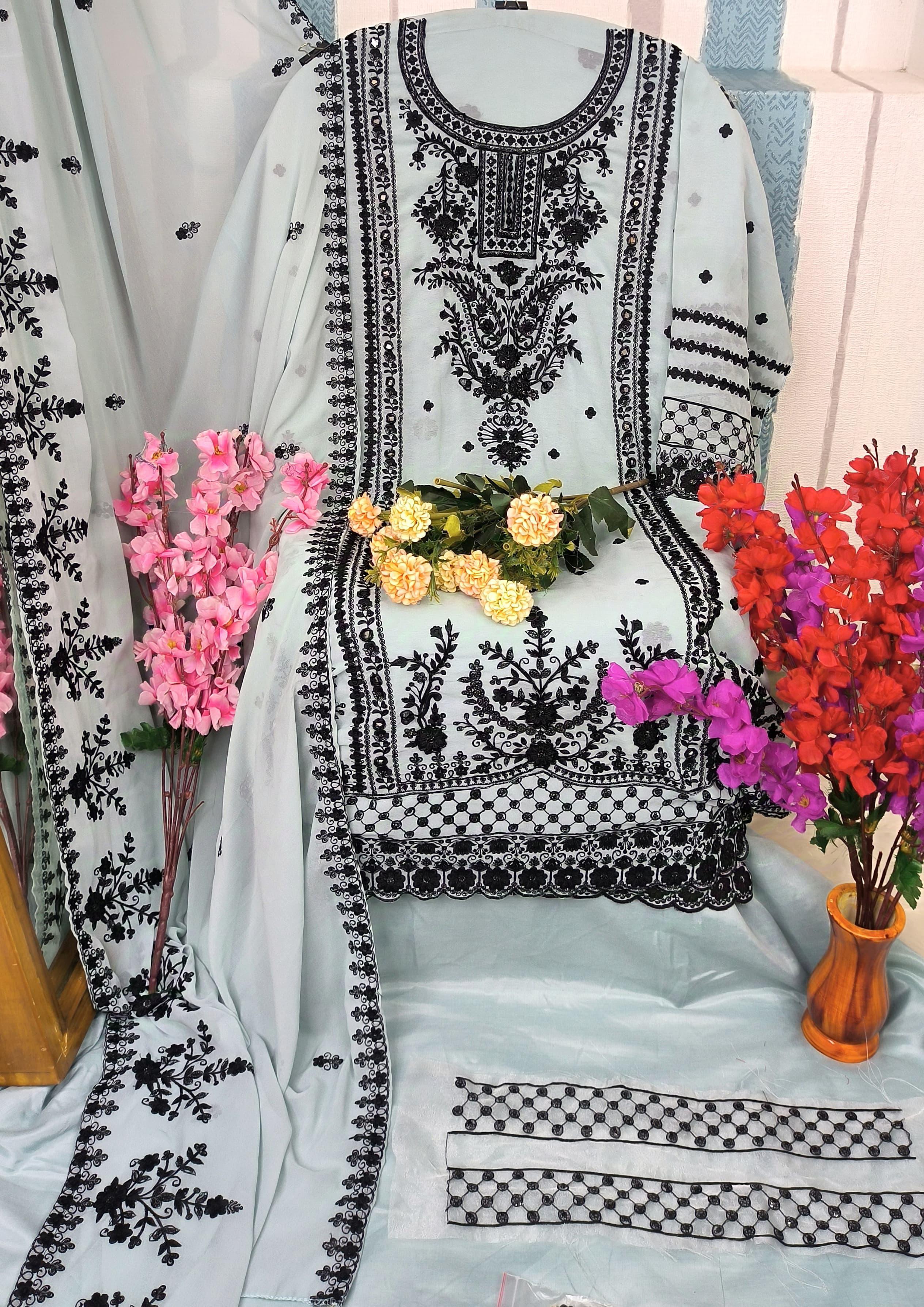 Exclusive Festive Edition by Al Amra BY ZF- Semi Stitched