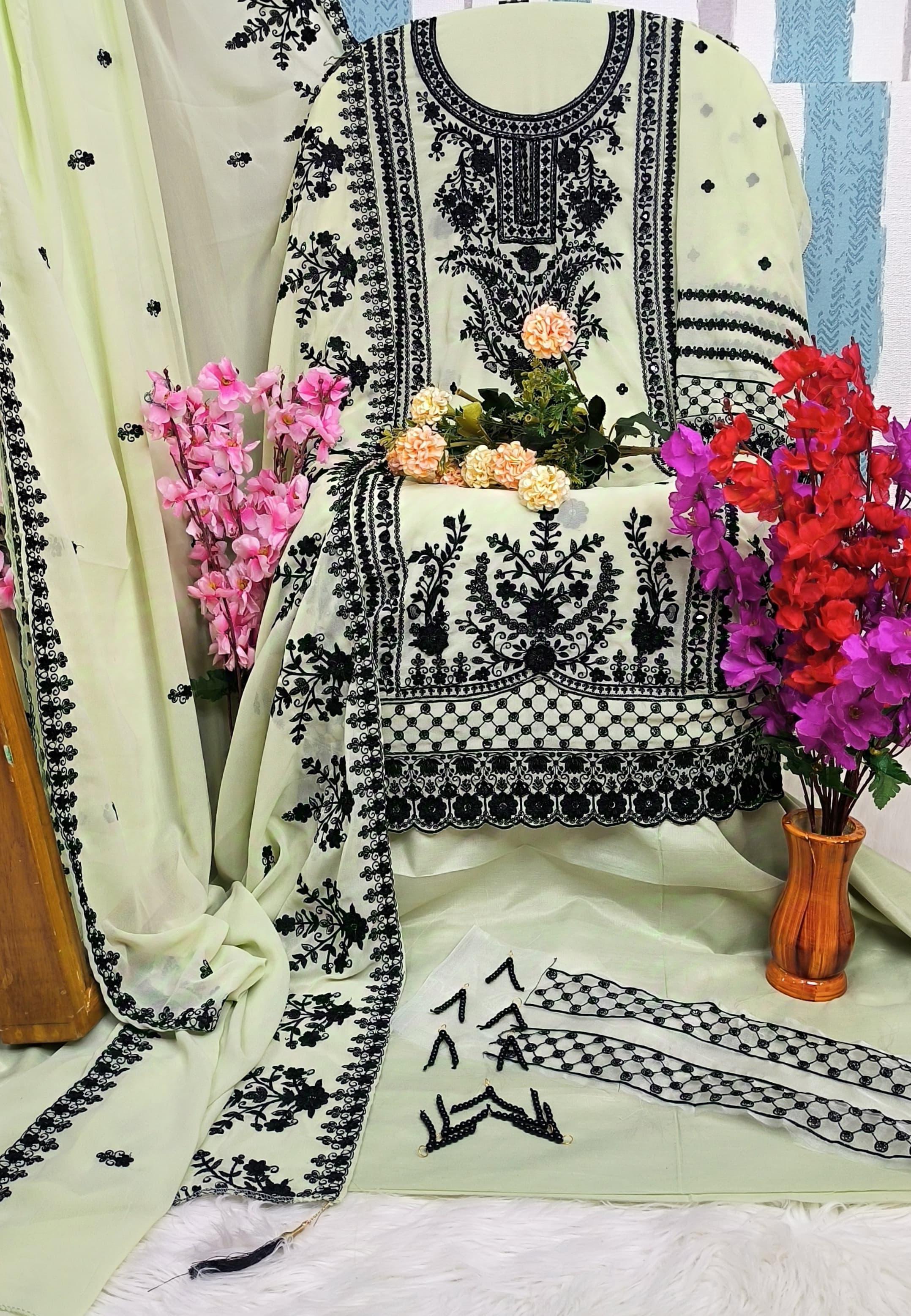 Exclusive Festive Edition by Al Amra - Semi Stitched
