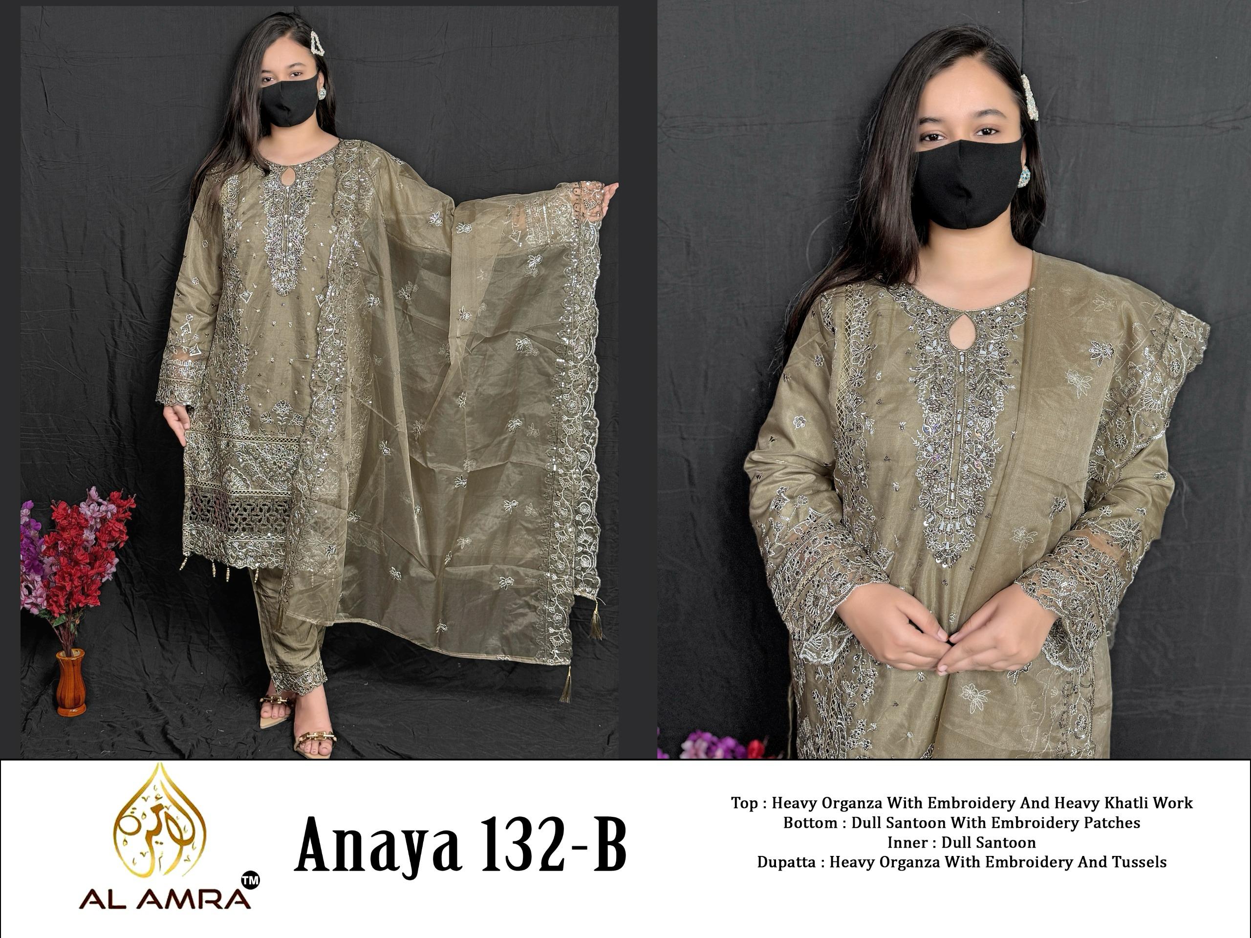 Luxury Semi-Stitched Ensemble in Premium Organza