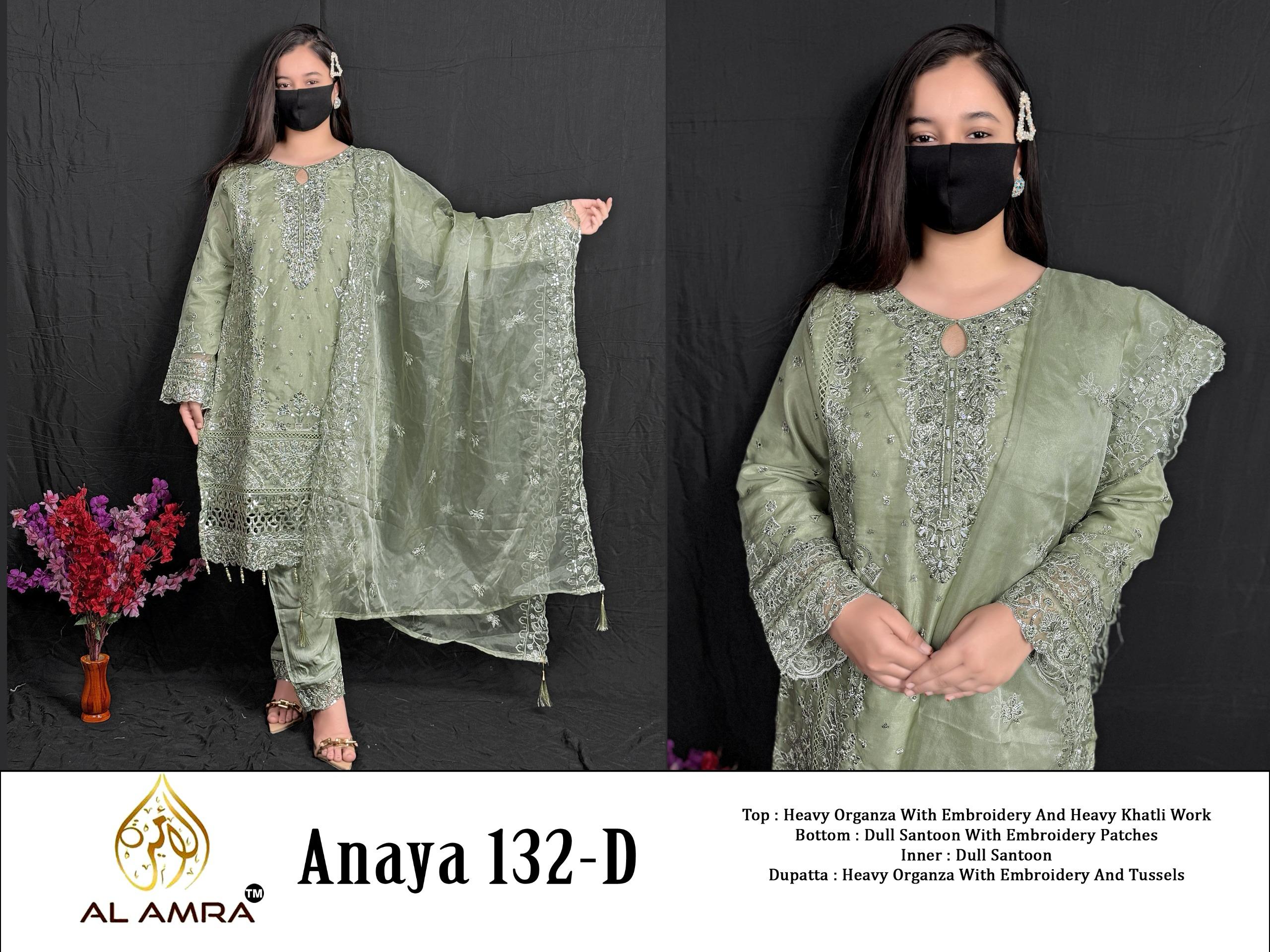Luxury Semi-Stitched Ensemble in Premium Organza