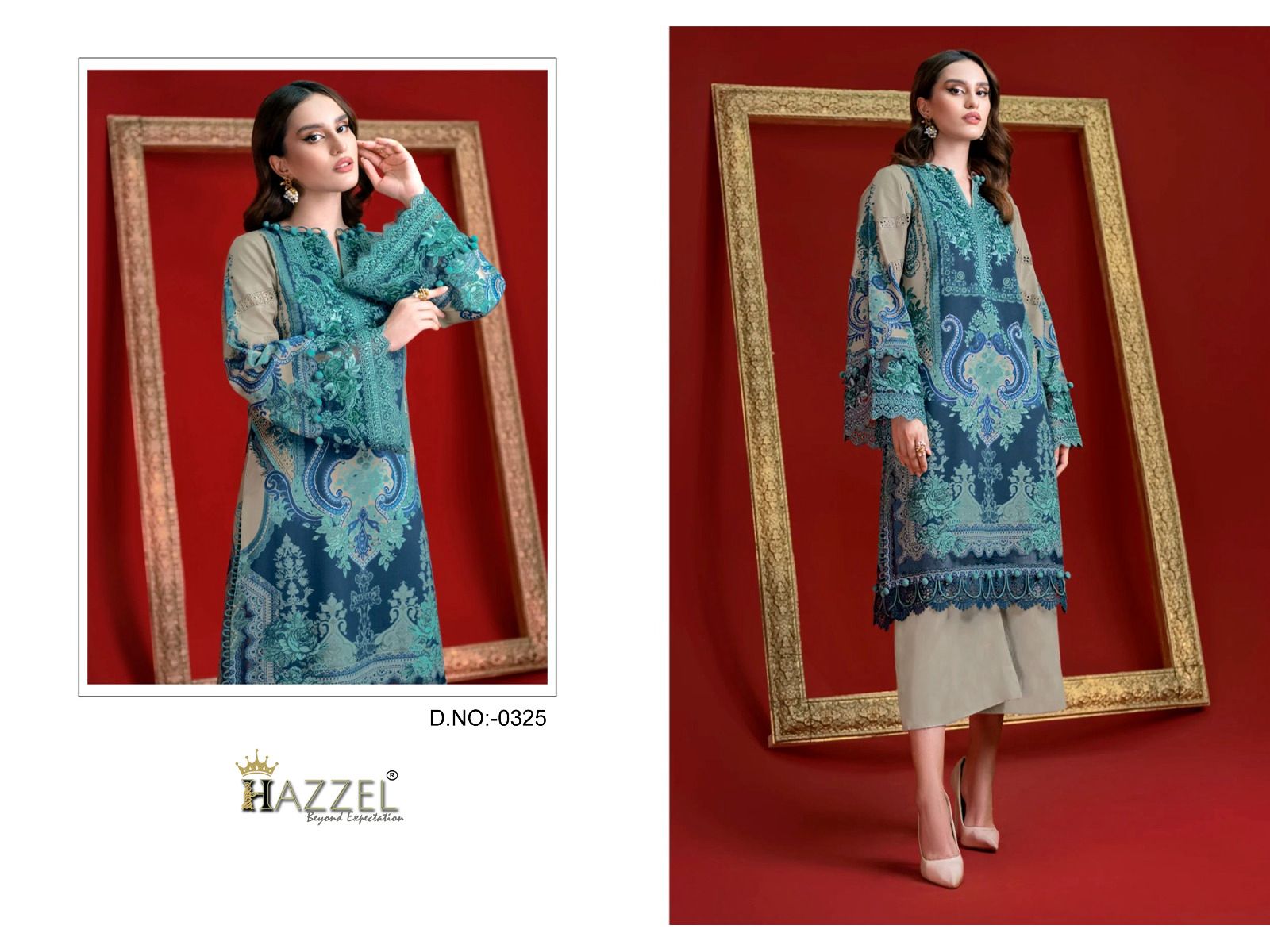 Premium Luxury Lawn! - Semi Stitched