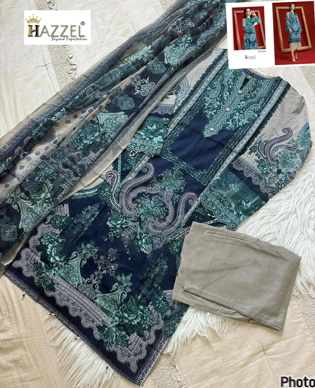 Premium Luxury Lawn! - Semi Stitched