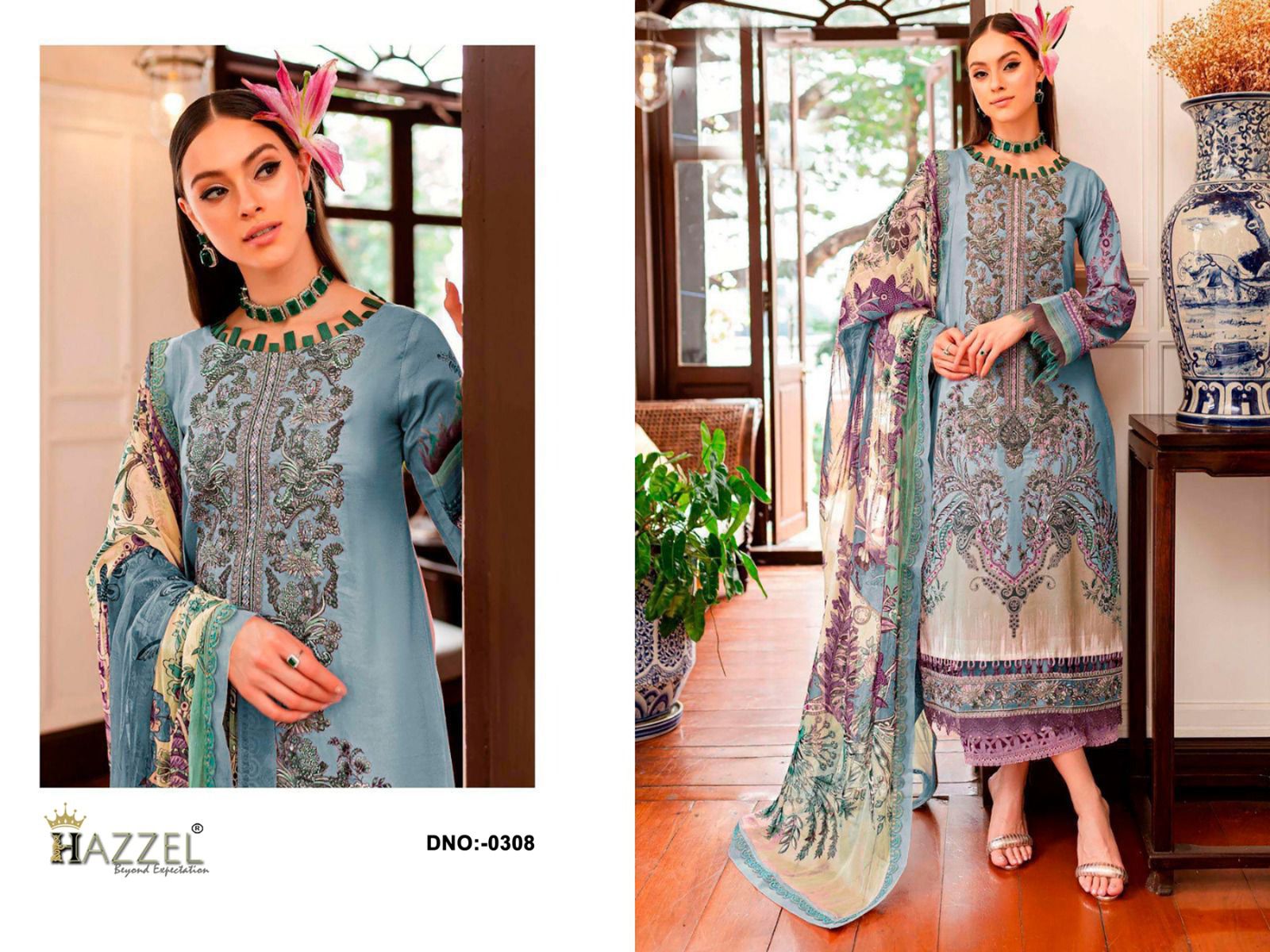 : Luxury Lawn 2025 Collection 🌸- Semi Stitched