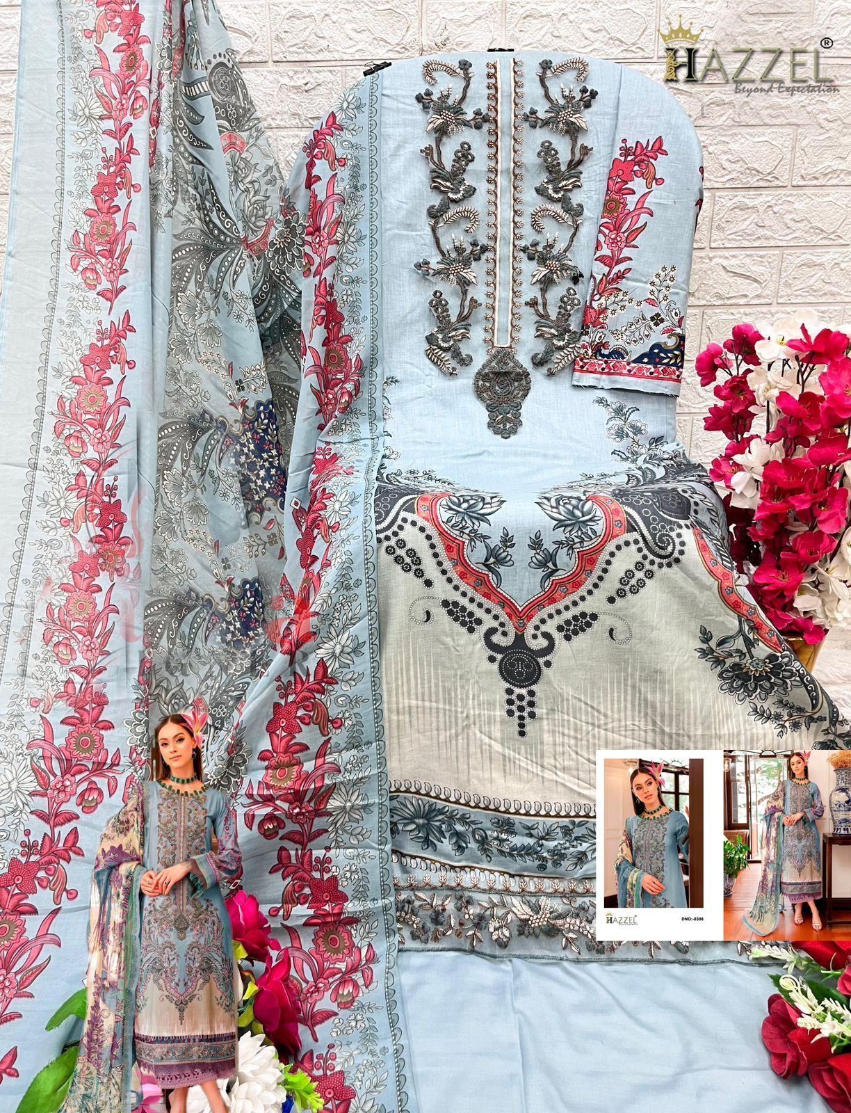 : Luxury Lawn 2025 Collection 🌸- Semi Stitched