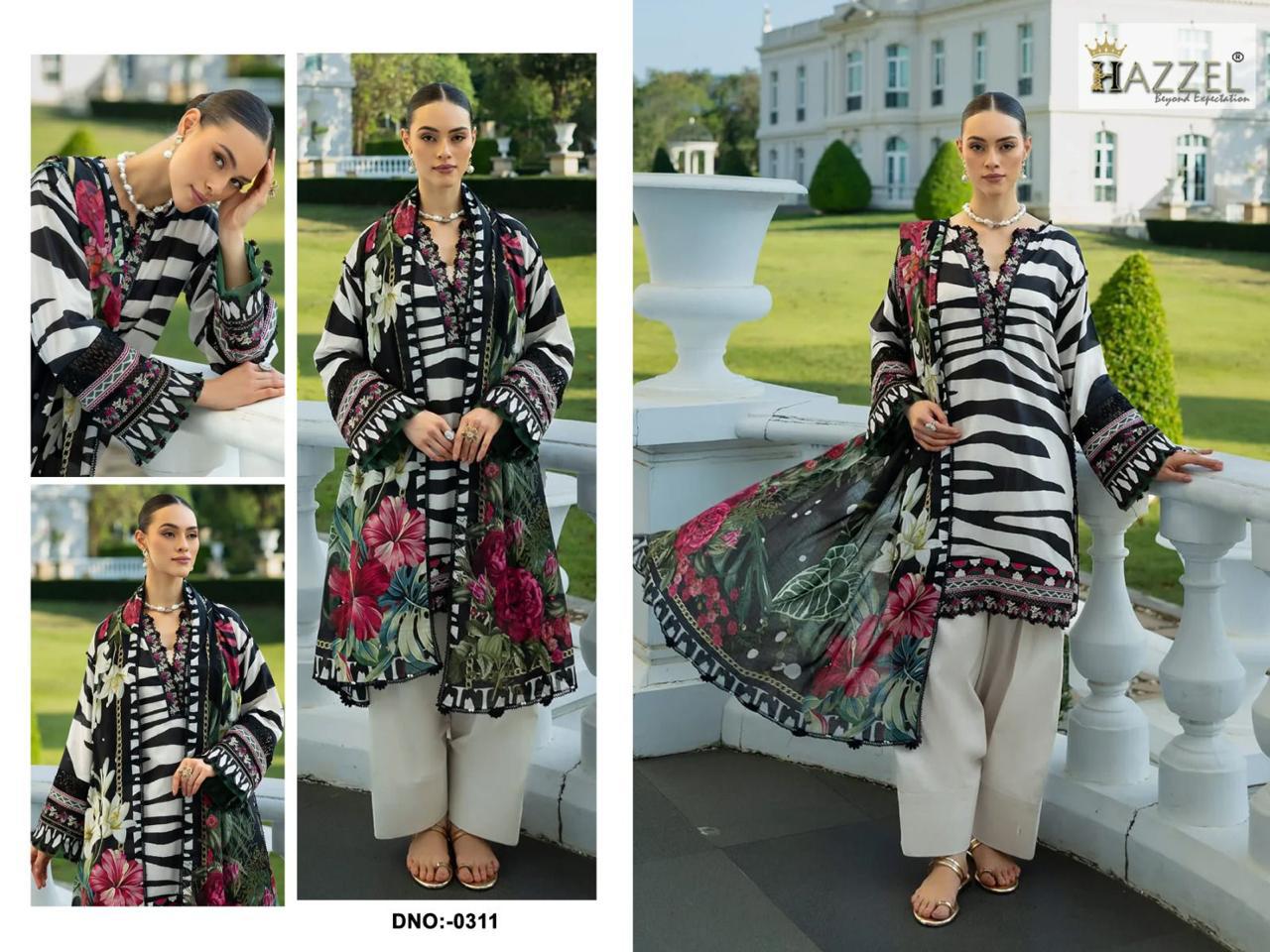 FIRDOUS & AYZEAL - Semi Stitched
