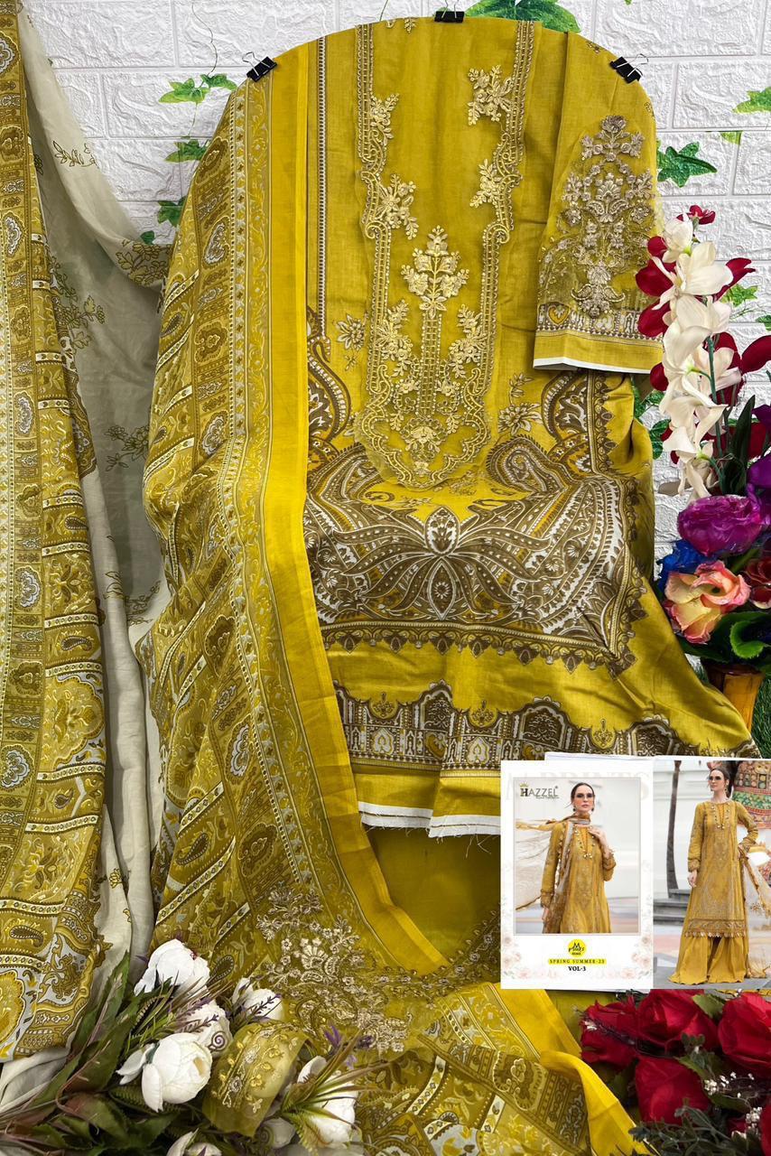 FIRDOUS & AYZEAL - Semi Stitched