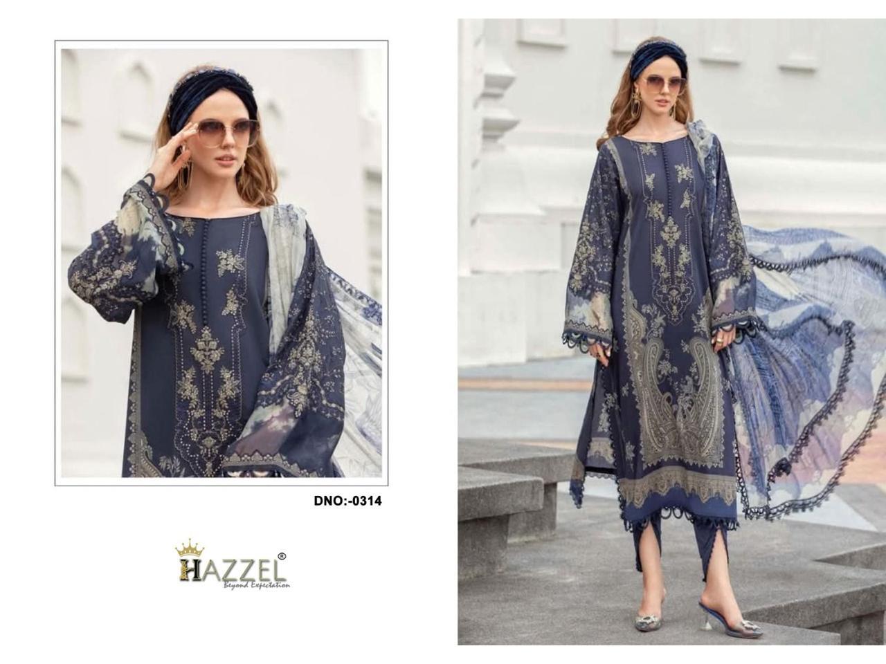 HAZZEL®️ – FIRDOUS & AYZEAL - Semi Stitched