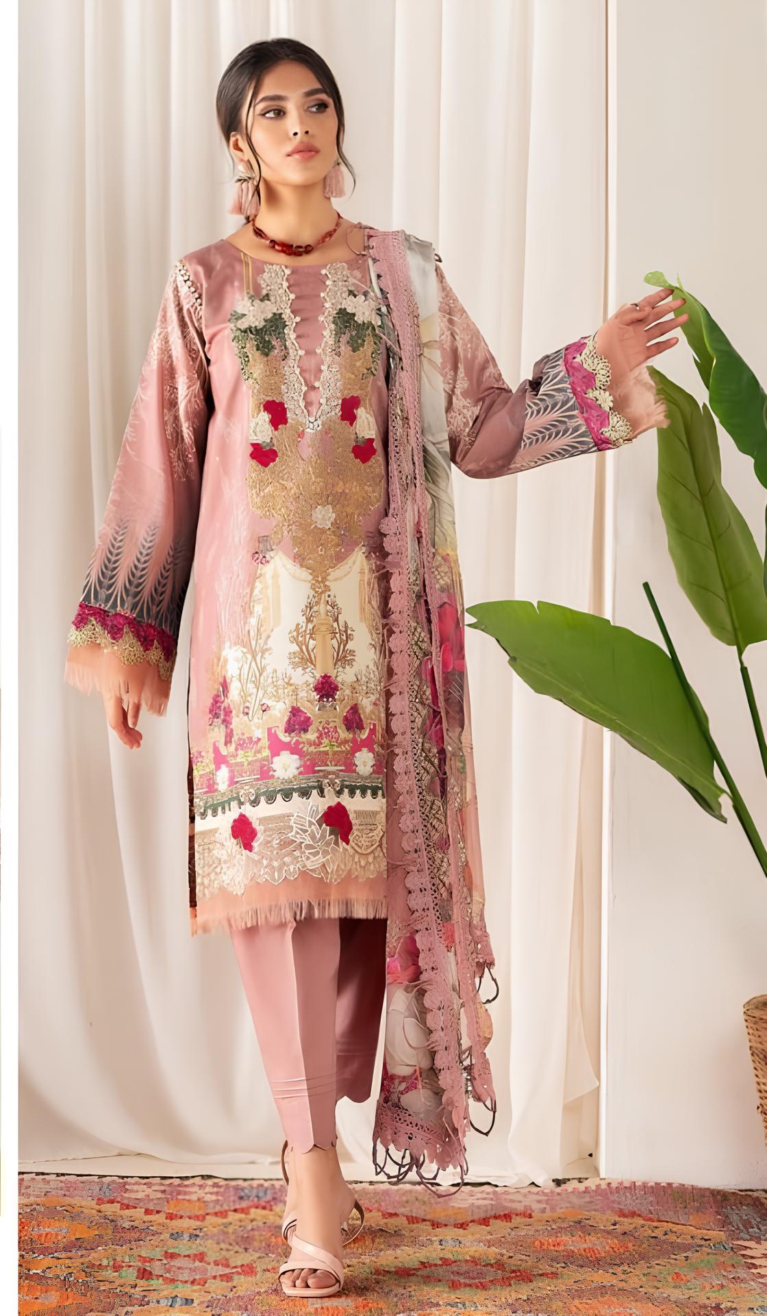 HAZZEL®️ – FIRDOUS & AYZEAL - Semi Stitched