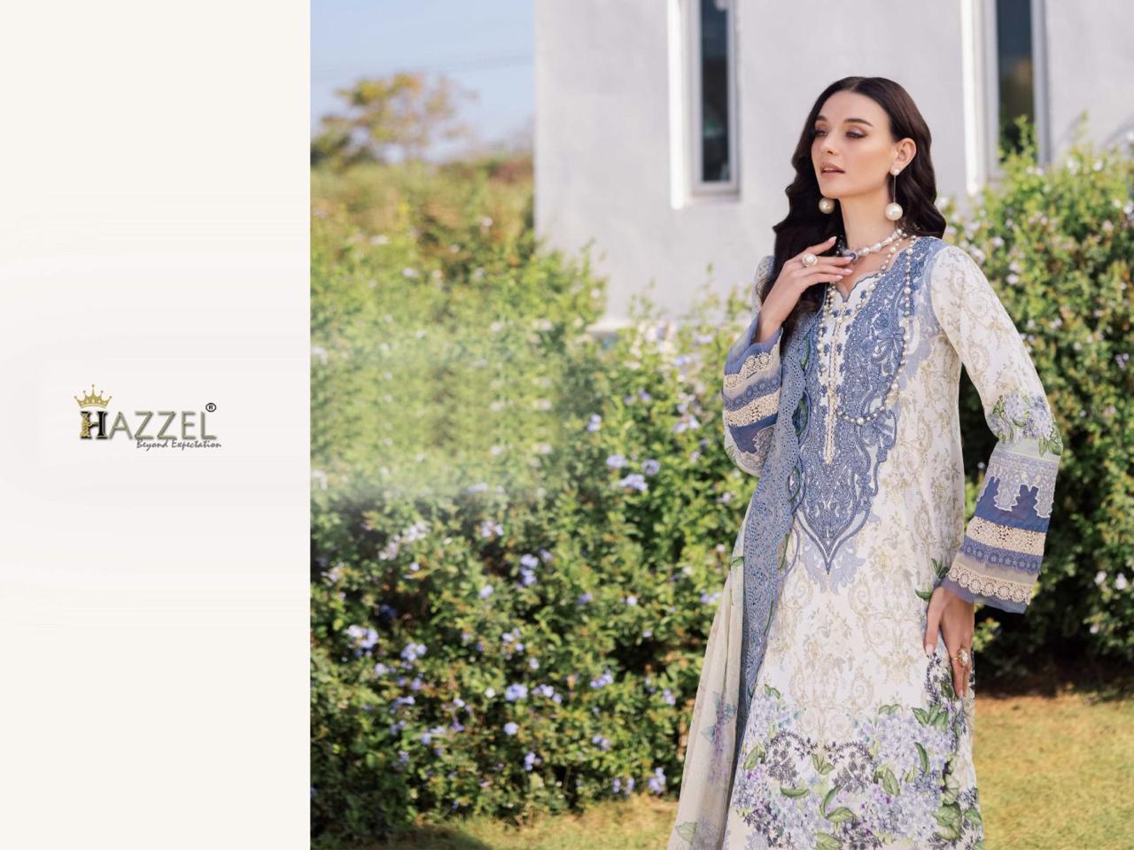 HAZZEL®️ – FIRDOUS & AYZEAL - Semi Stitched