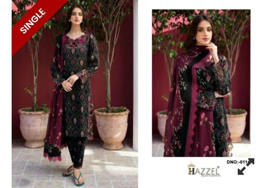 HAZZEL®️ – FIRDOUS & AYZEAL - Semi Stitched