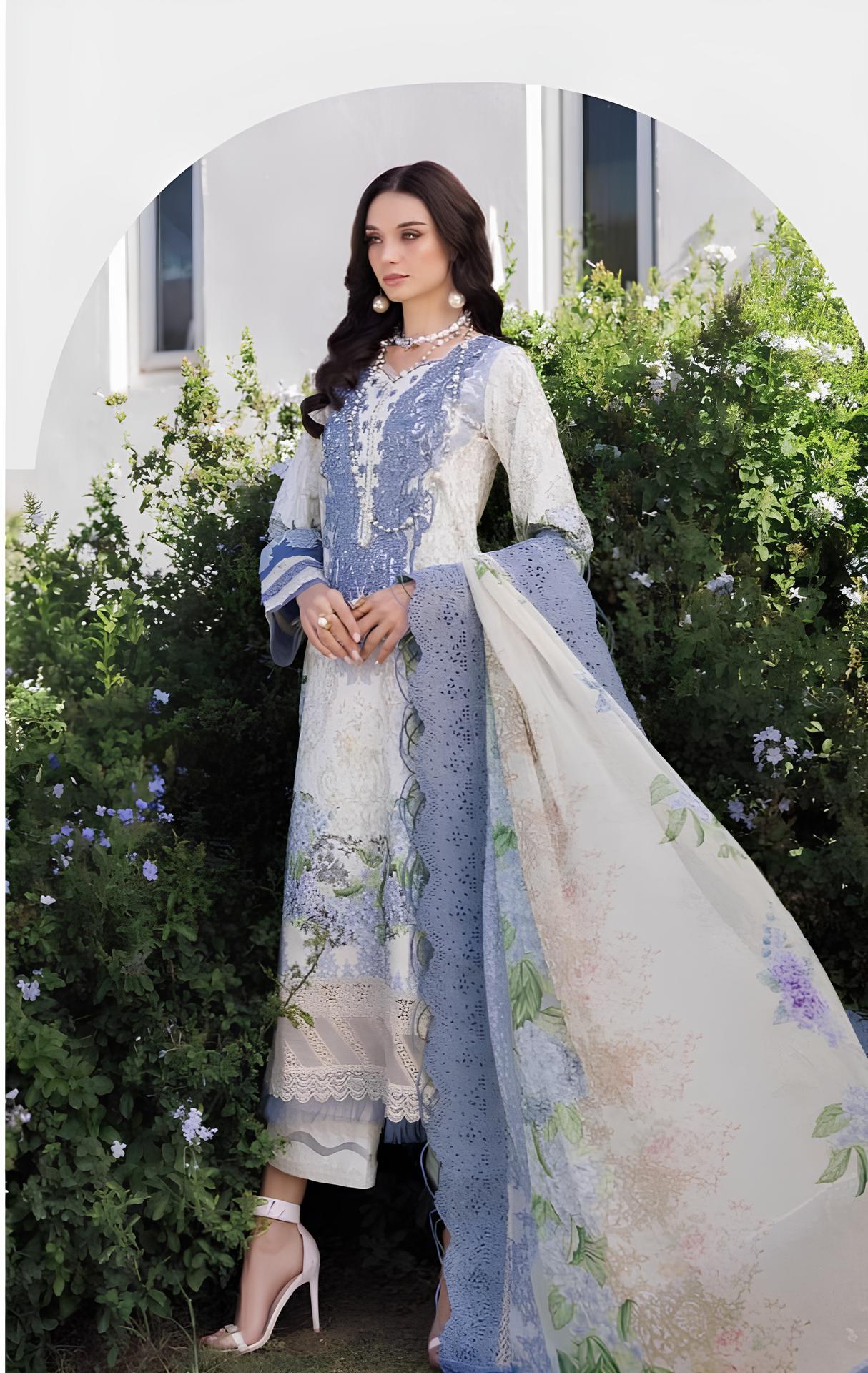 HAZZEL®️ – FIRDOUS & AYZEAL - Semi Stitched