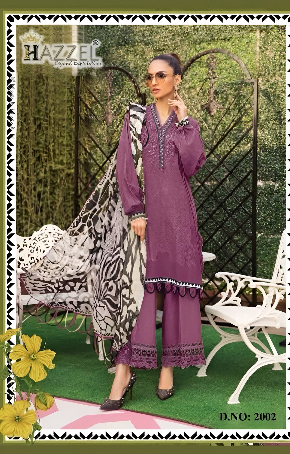 HAZZEL®️ – FIRDOUS & AYZEAL - Semi Stitched