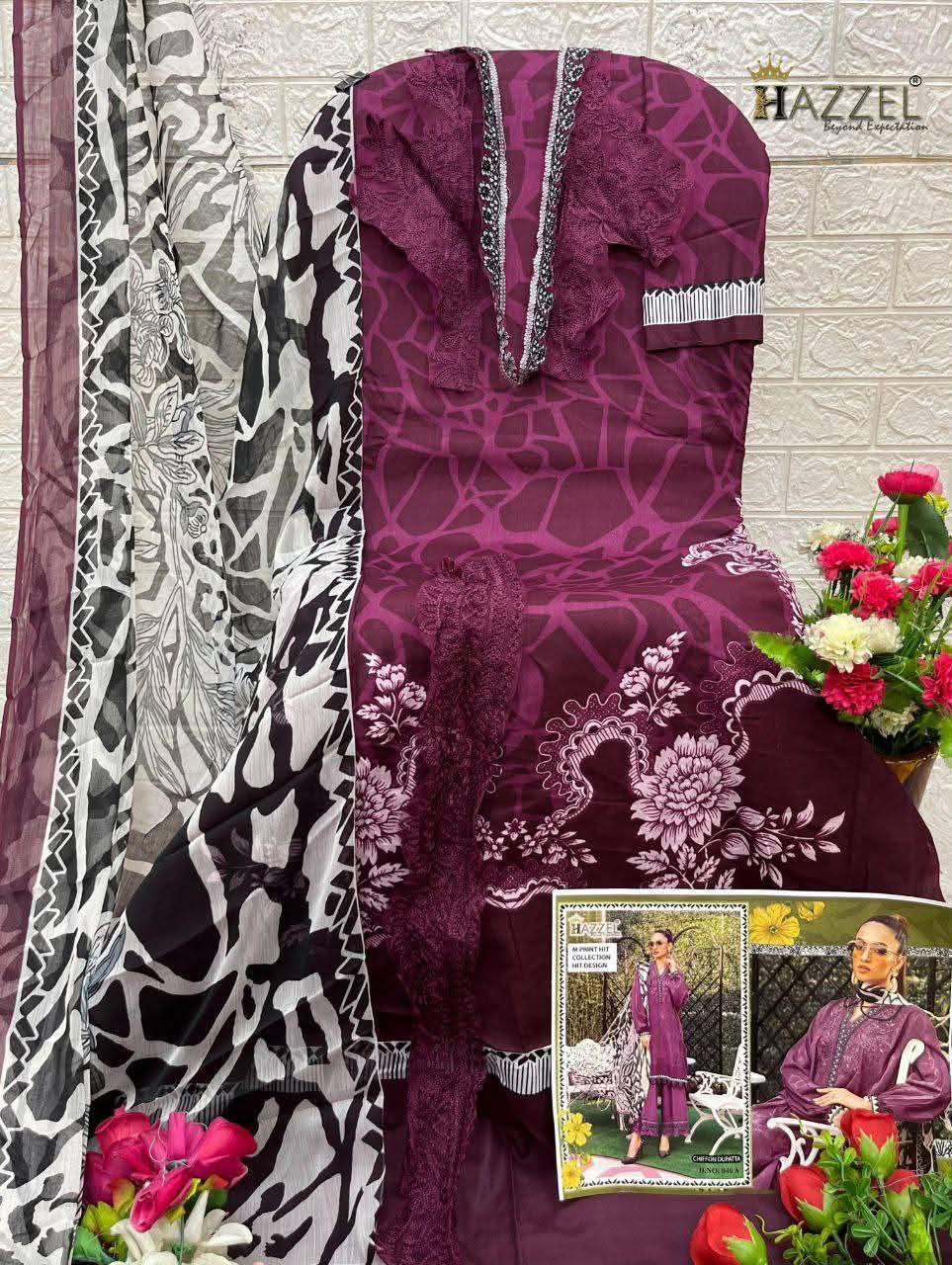 HAZZEL®️ – FIRDOUS & AYZEAL - Semi Stitched