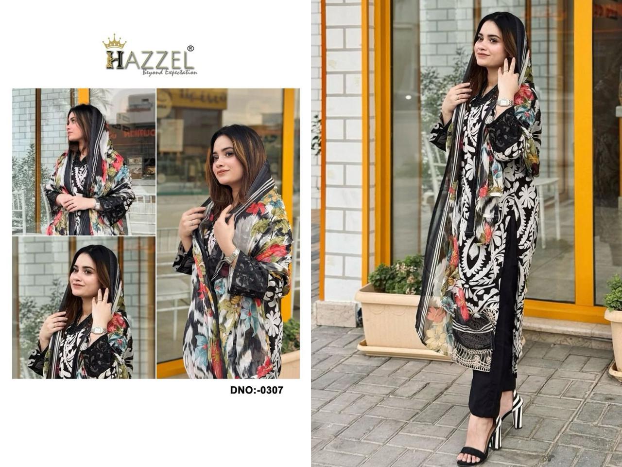 HAZZEL®️ – FIRDOUS & AYZEAL - Semi Stitched