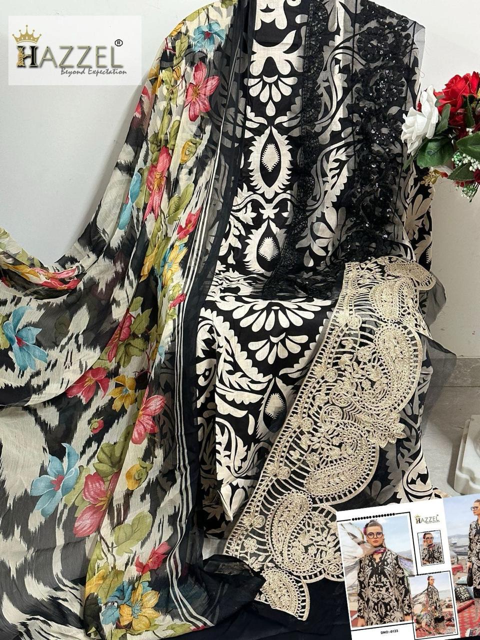 HAZZEL®️ – FIRDOUS & AYZEAL - Semi Stitched
