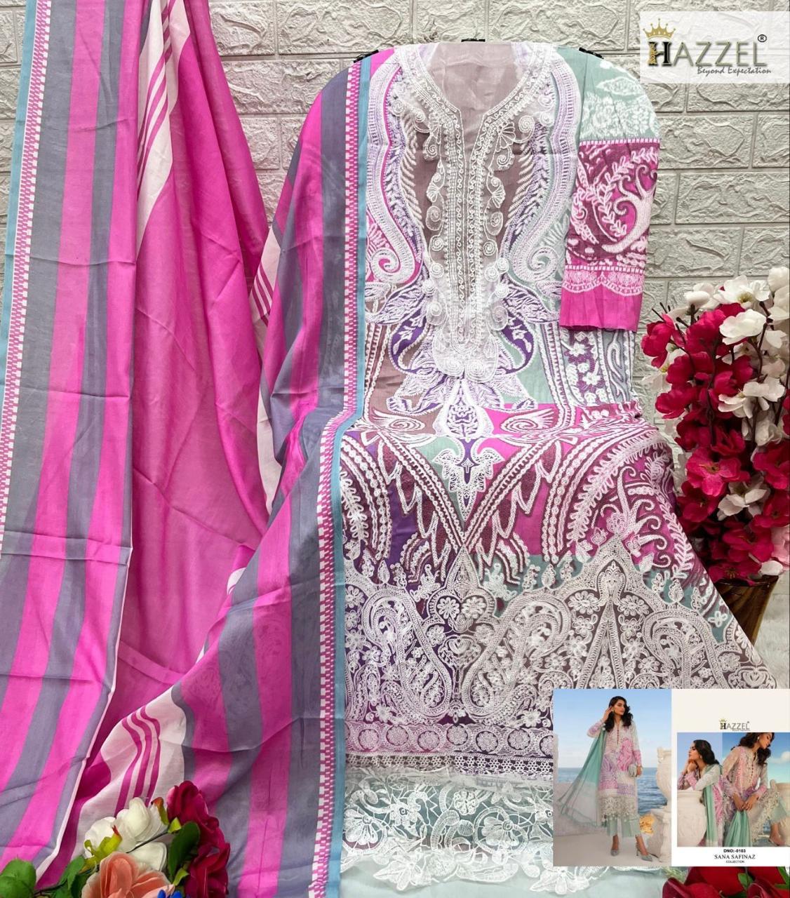 HAZZEL®️ – FIRDOUS & AYZEAL - Semi Stitched