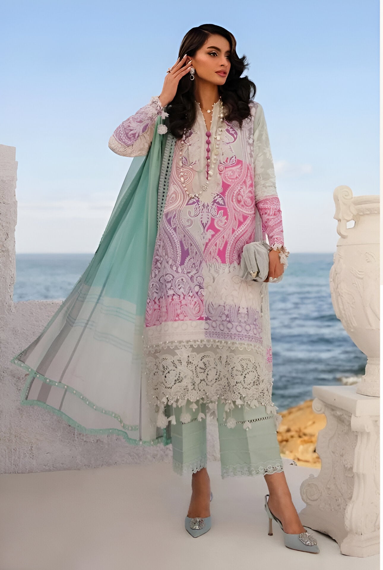 HAZZEL®️ – FIRDOUS & AYZEAL - Semi Stitched