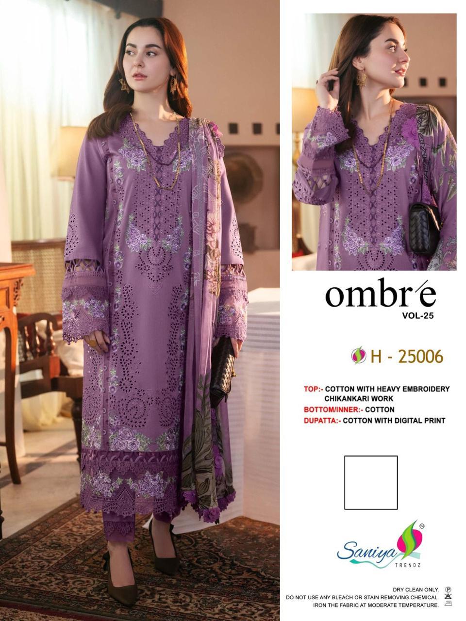 Elegant Chikankari Cotton Suit with Maslin Dupatta  ( Semi stitched )
