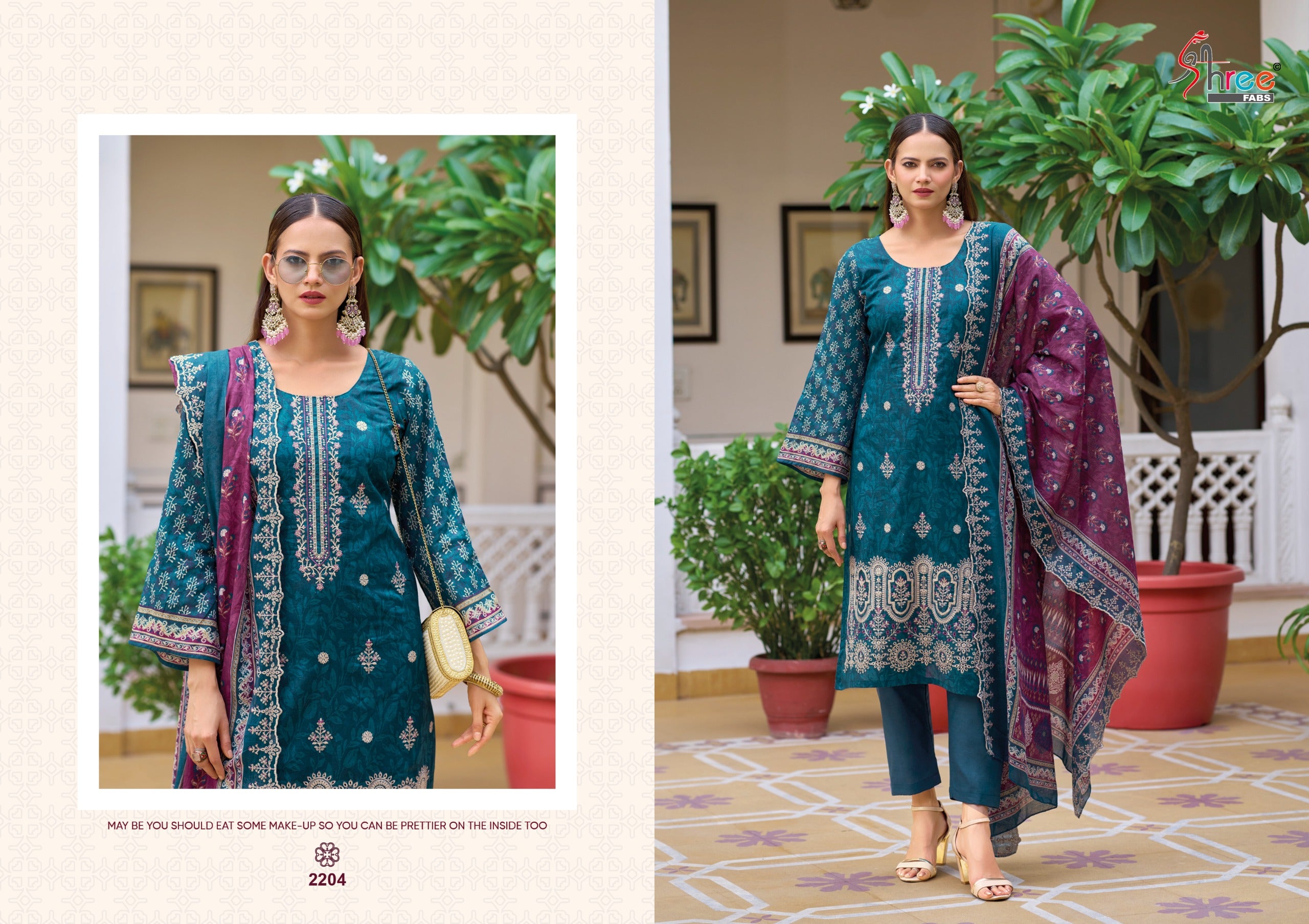Elegant Pakistani Suits with Embroidered Detailing ( Semi stitched )