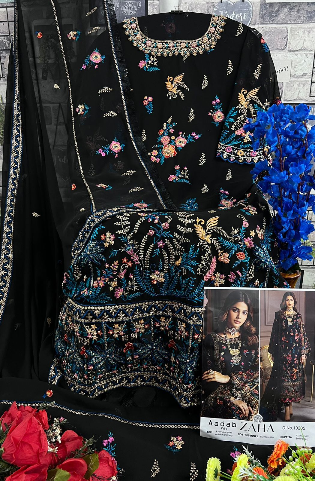 Premium luxury Pakistan Suit |  ( Semi stitched )