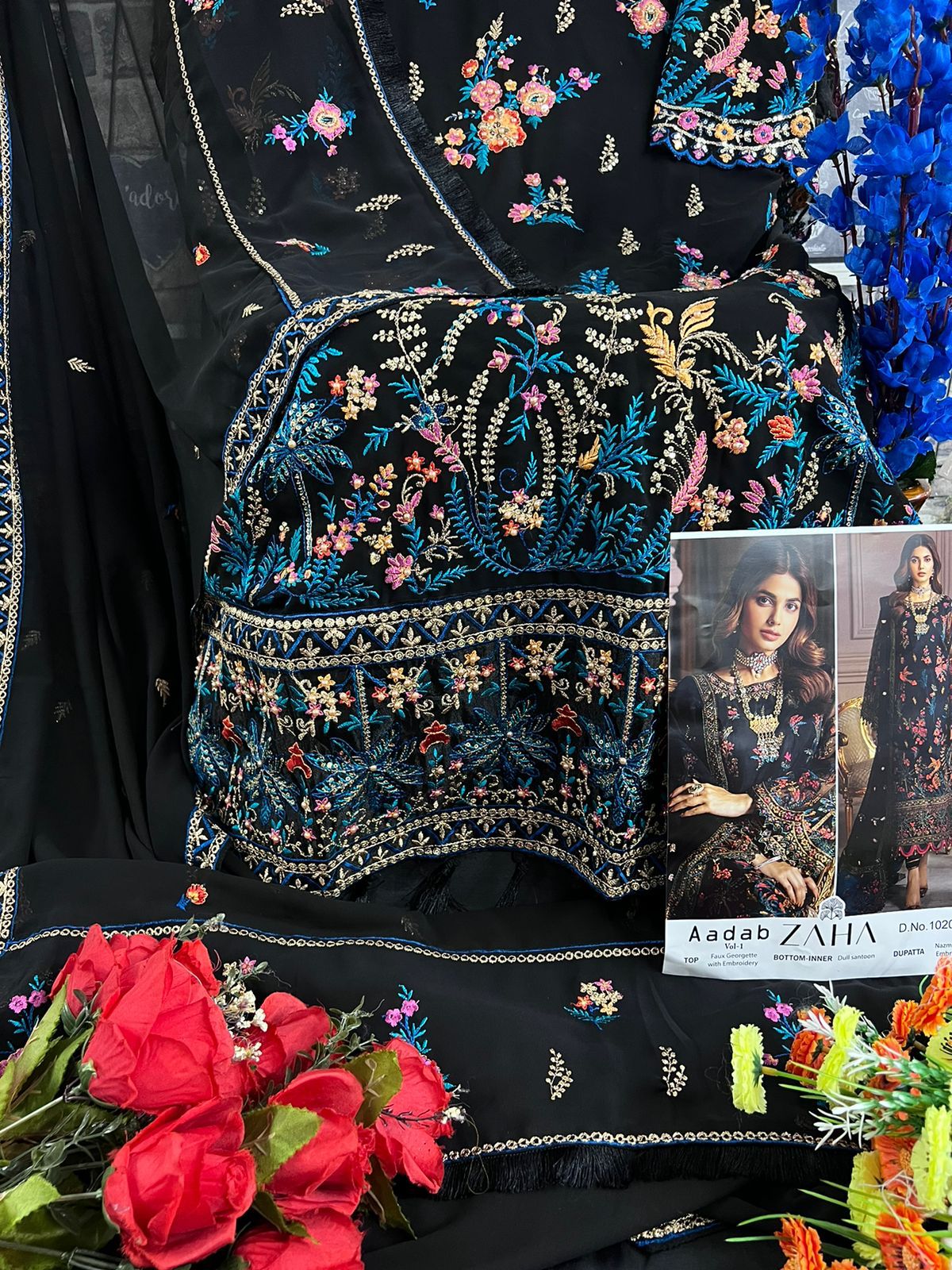 Premium luxury Pakistan Suit |  ( Semi stitched )