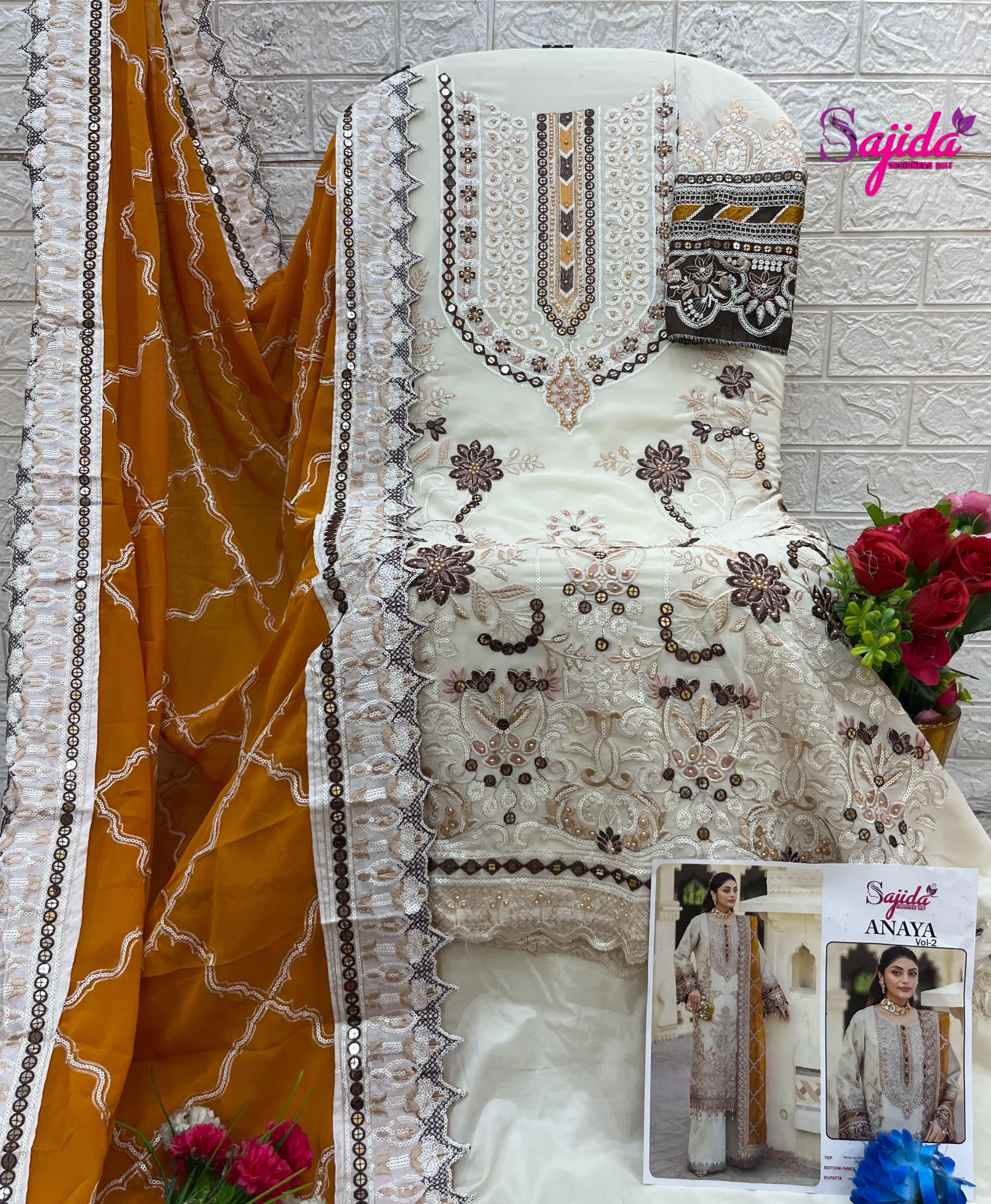 Premium Pakistani Concept Suit ( Semi stitched )