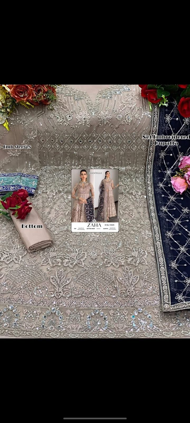 Pakistani Concept – Premium Butterfly Net Suit 💫