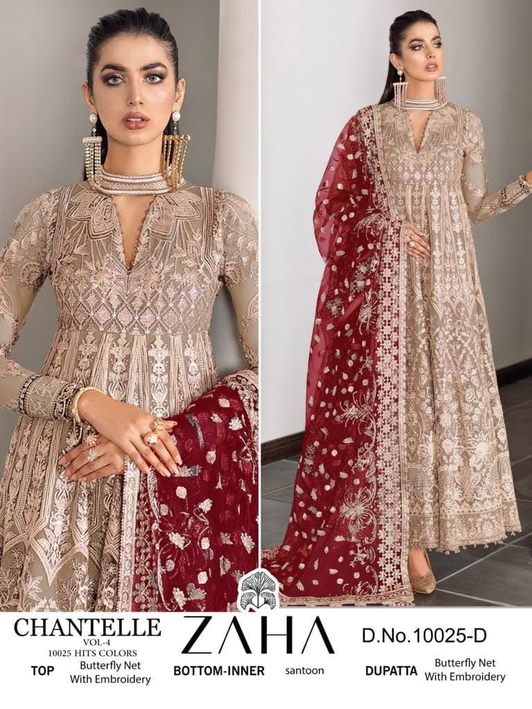 Pakistani Concept – Premium Butterfly Net Suit 💫