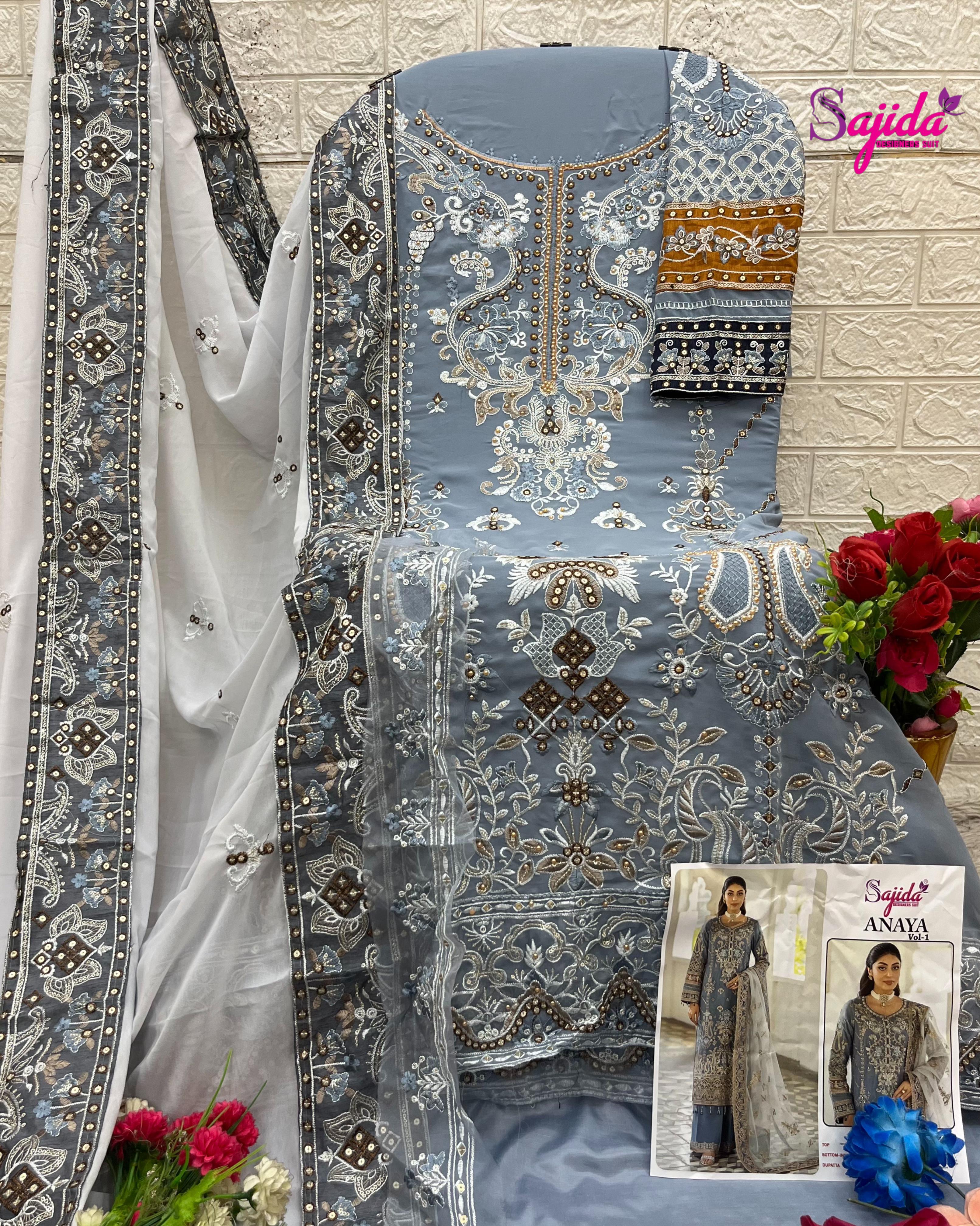 Luxury Wear | Elegant Design | Limited Edition - Semi Stitched