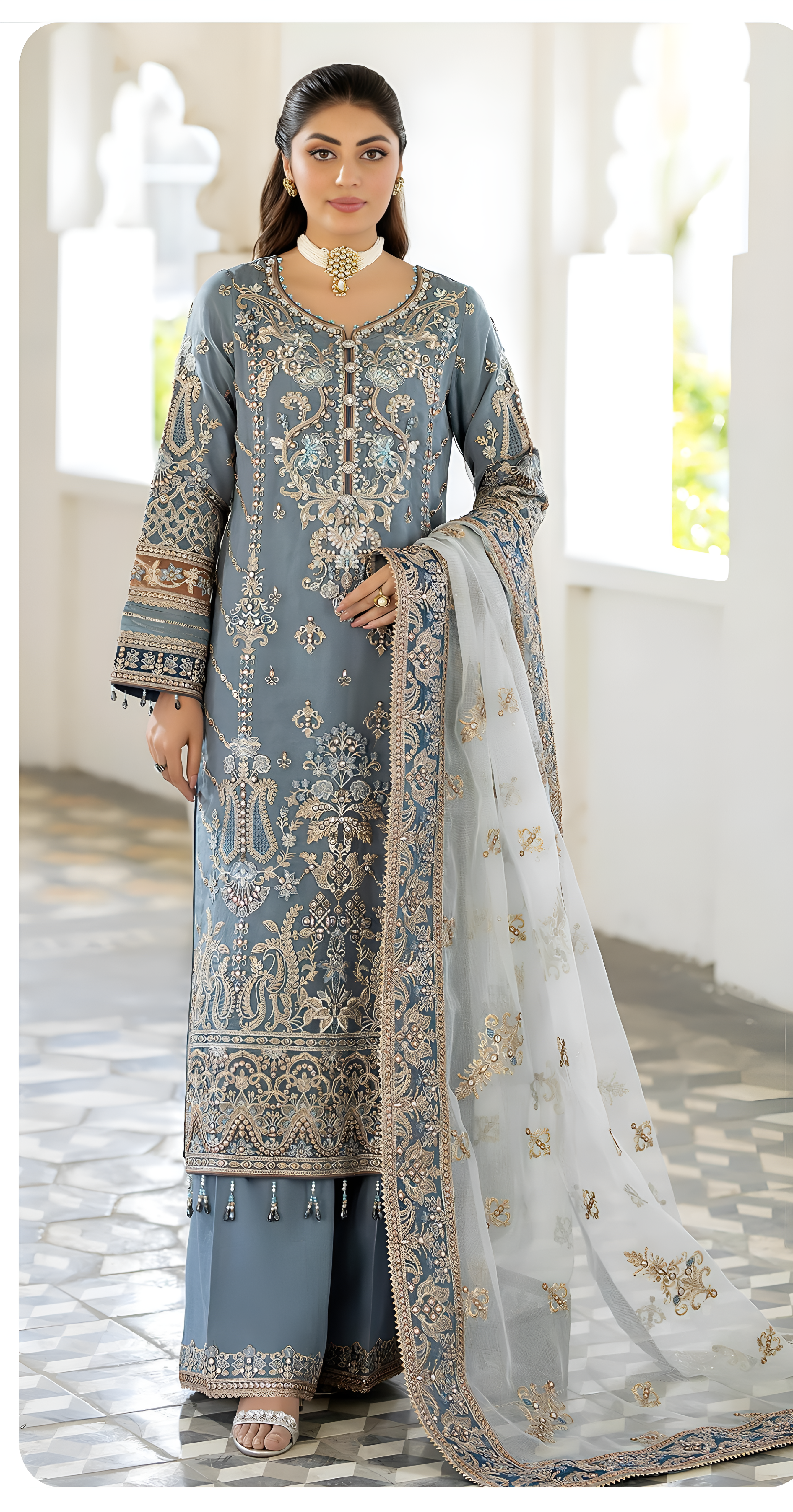 Luxury Wear | Elegant Design | Limited Edition - Semi Stitched