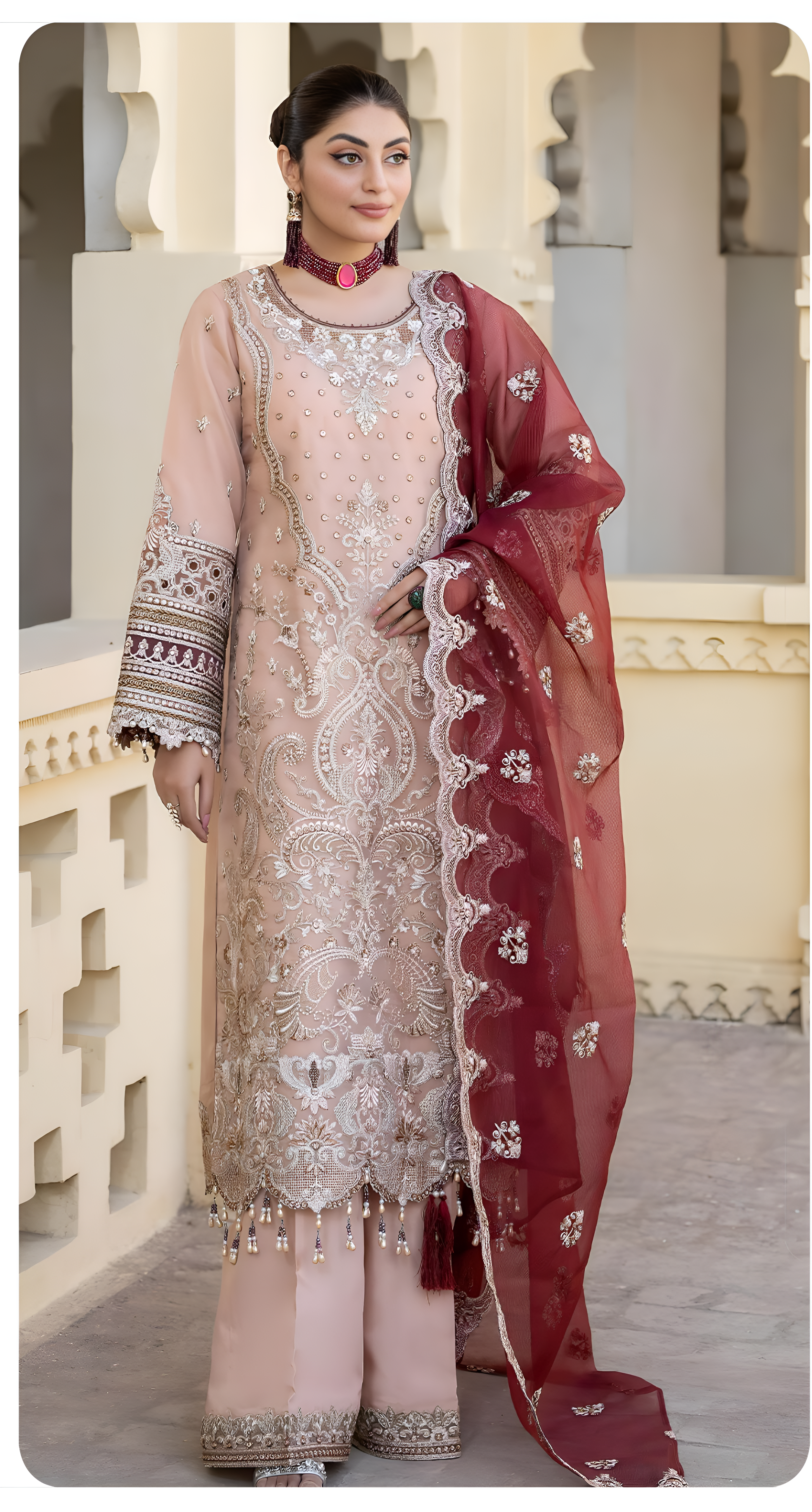 Luxury Wear | Elegant Design | Limited Edition - Semi Stitched