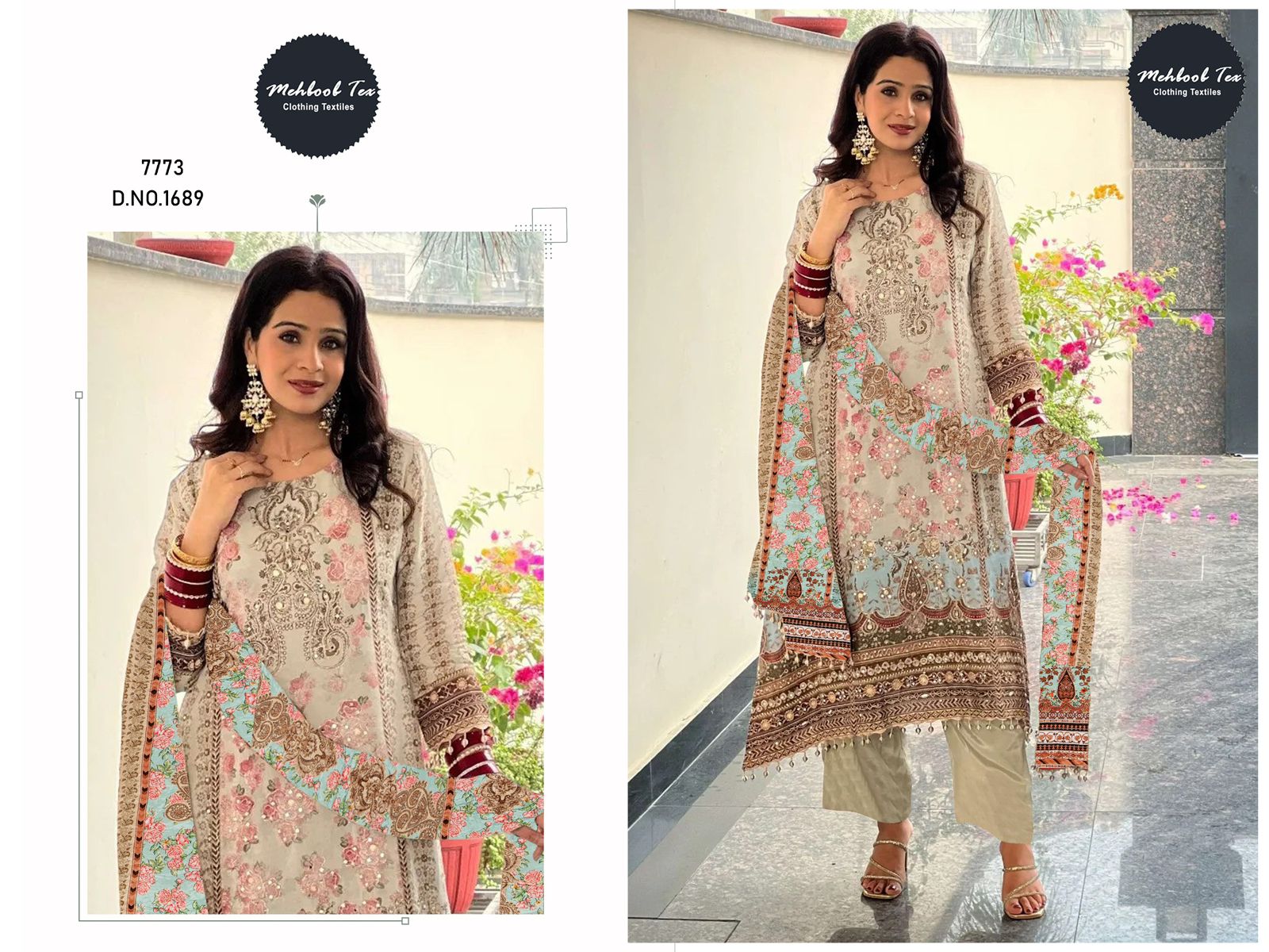 Premium Ethnic Wear |Pakistani style - Semi Stitched